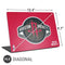 NBA Houston Rockets Distressed Universal Laptop 16.6in (13.4 x 9.7in) Skin